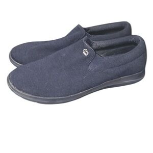 Merinos wool slip on shoes for women size 11 navy blue